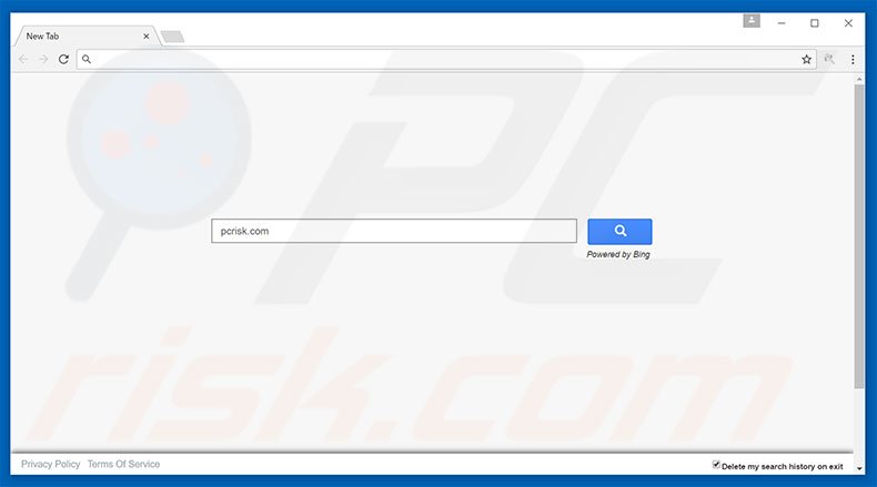 Site web search.hideyoursearch.com du système d'exploitation Windows 
