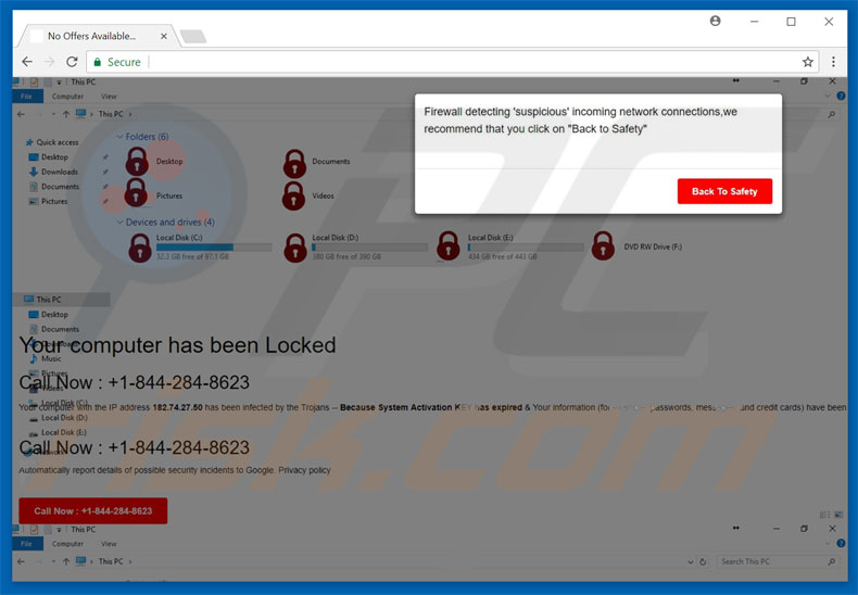 Logiciel de publicité Firewall detecting ‘suspicious’ incoming network connections 