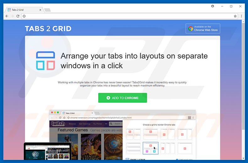 Logiciel de publicité Tabs2Grid 