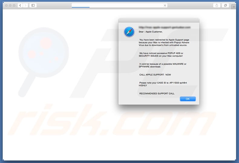 Arnaque Your Mac Is Infected With Popup Adware Virus 