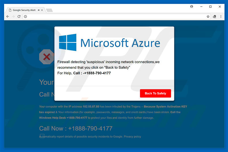 Logiciel de publicité Microsoft Azure 