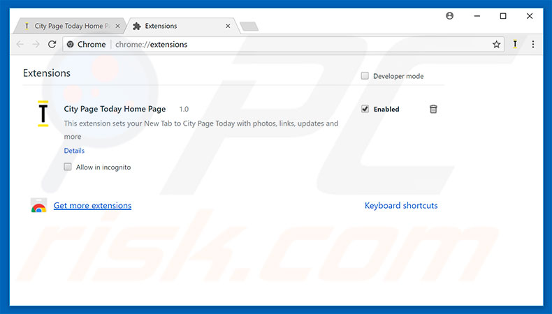 Suppression des publicités Windows Detected ZEUS Virus dans Google Chrome étape 2