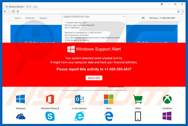 Logiciel de publicité Windows Support Alert 