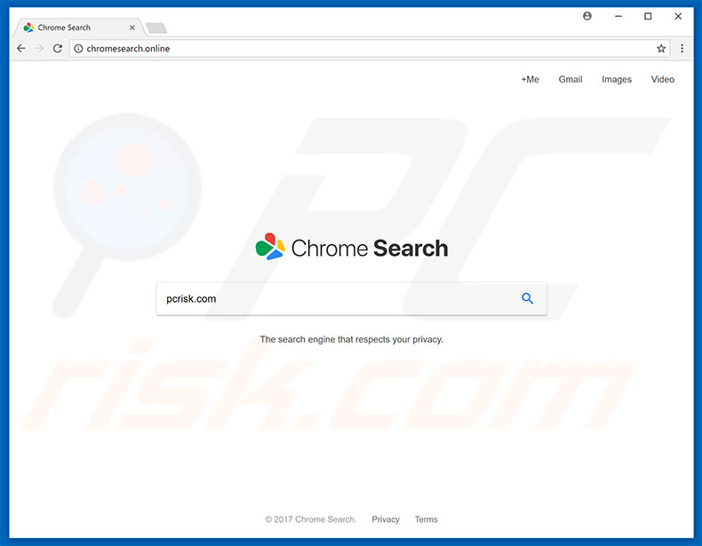 Pirate de navigateur chromesearch.online 