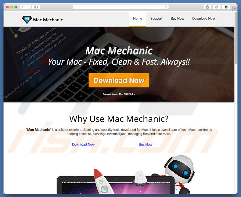 Logiciel de publicité Mac Mechanic 