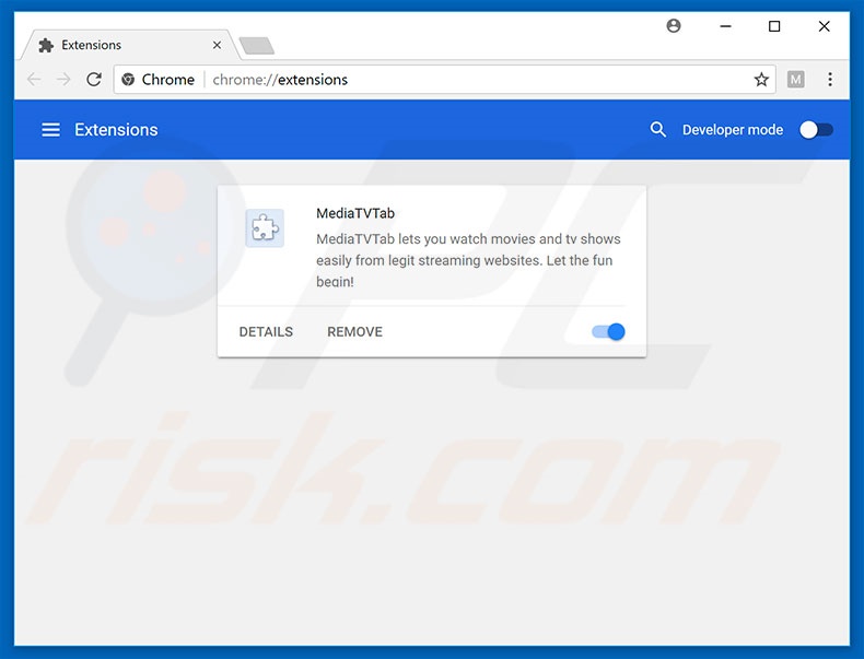 Suppression des extensions escrocs  dans Google Chrome étape  2