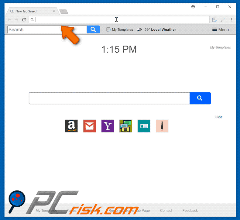 Pirate de navigateur search.searchswift.co 