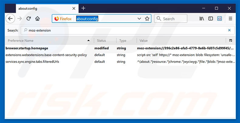 Suppression du moteur de recherche par défaut de hp.myway.com dans Mozilla Firefox 