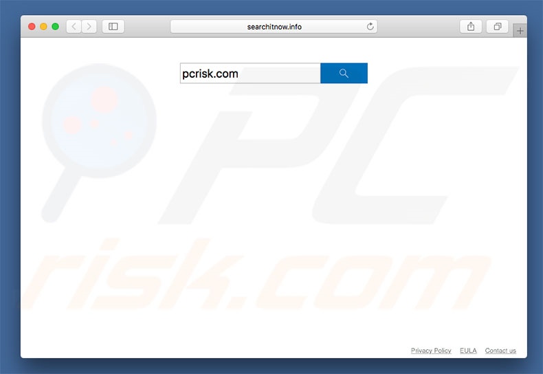 Pirate de navigateur searchitnow.info sur un ordinateur mac