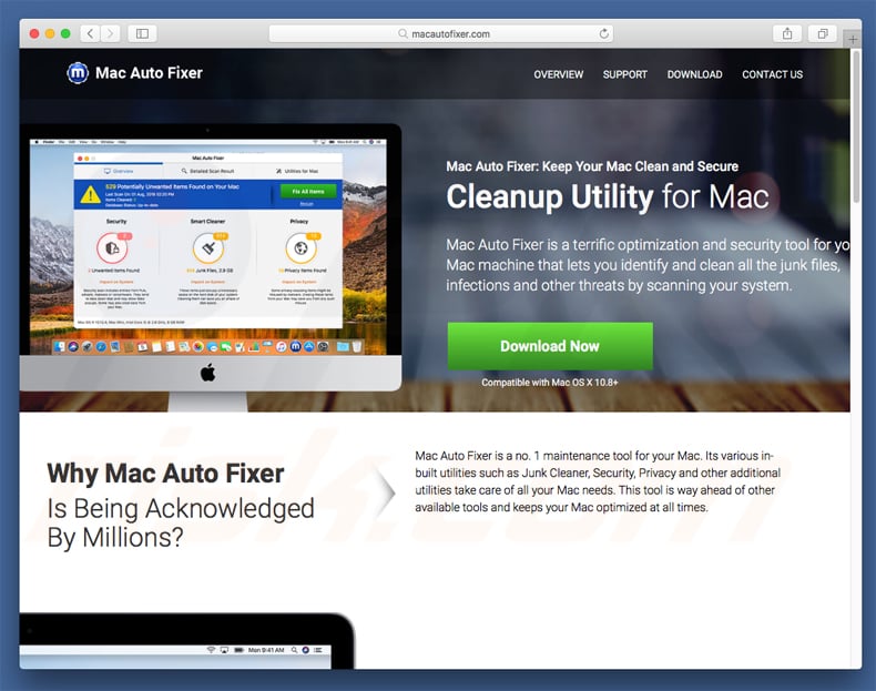 Site officiel de Mac Auto Fixer