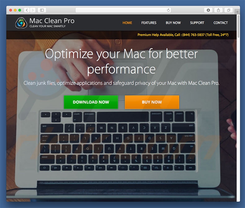 Official Mac Clean Pro website