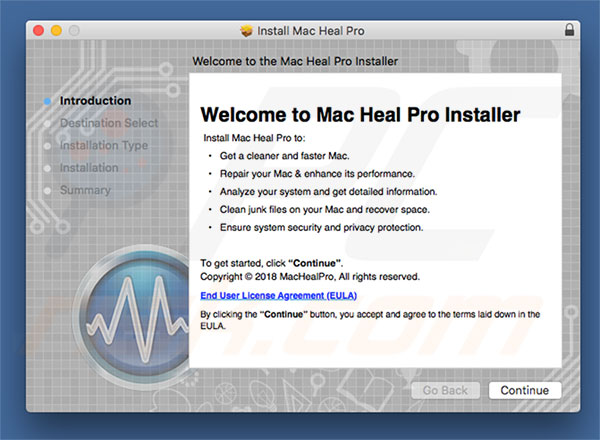 Installateur officiel de Mac Heal Pro 