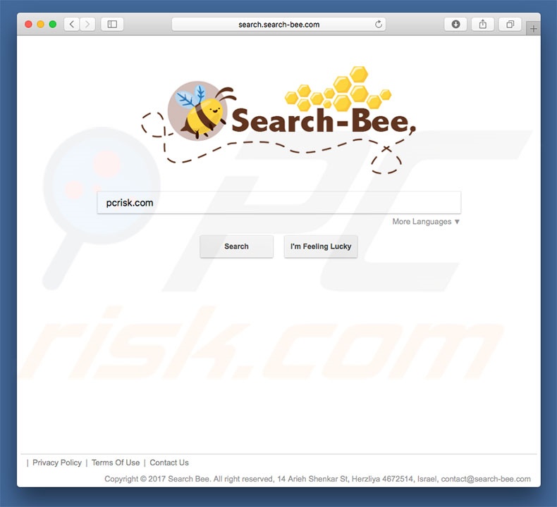 pirate de navigateur search.search-bee.com sur un ordinateur Mac