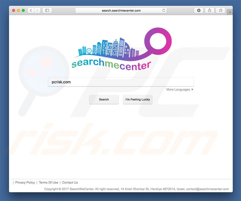 pirate de navigateur search.searchmecenter.com sur un ordinateur Mac