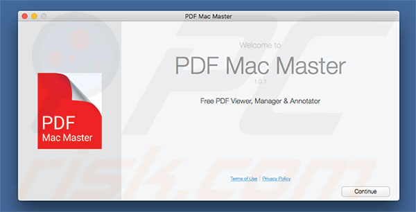 Installateur décevant utilisé pour publiciser PDF Mac Master