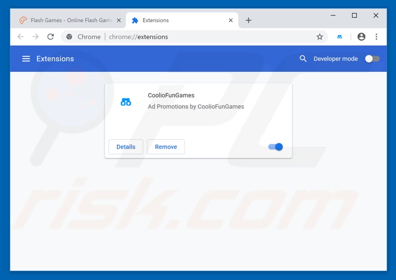 Suppression des publicités filezog.com  dans Google Chrome étape 2