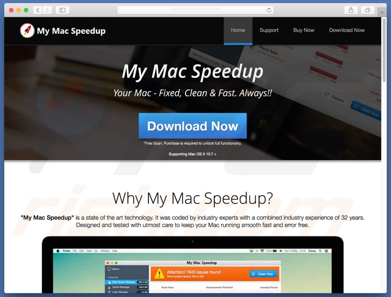 Arnaque My Mac Speedup 