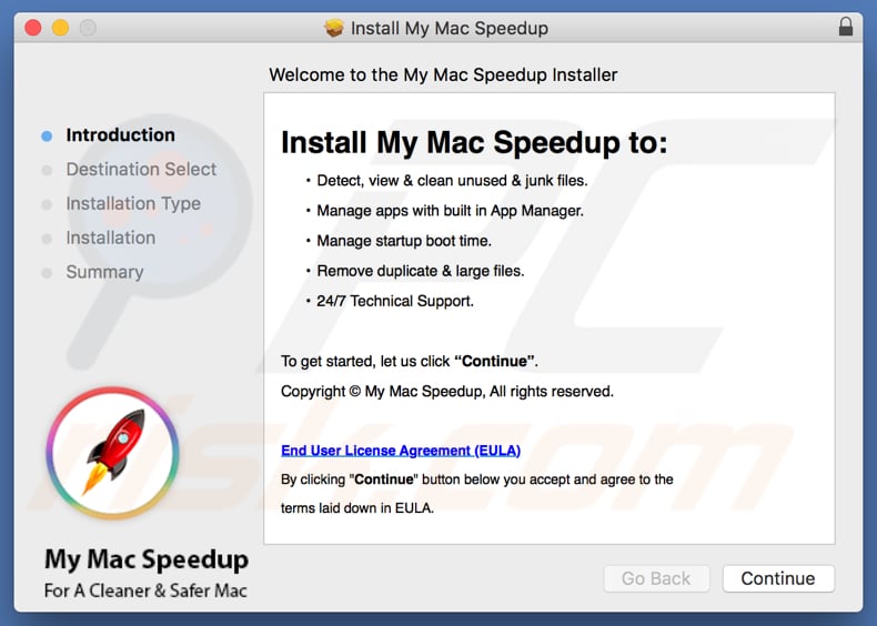 Installateur de My Mac Speedup i