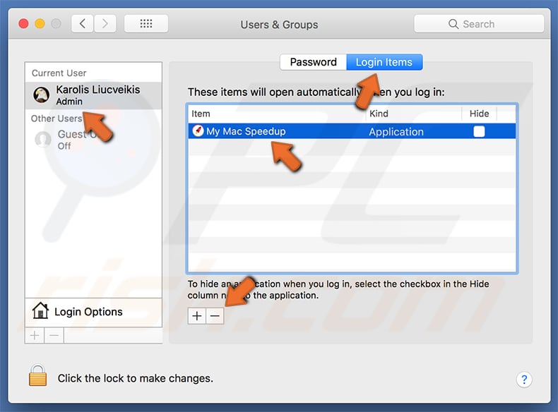 Préférences système de l'API My Mac Speedup 