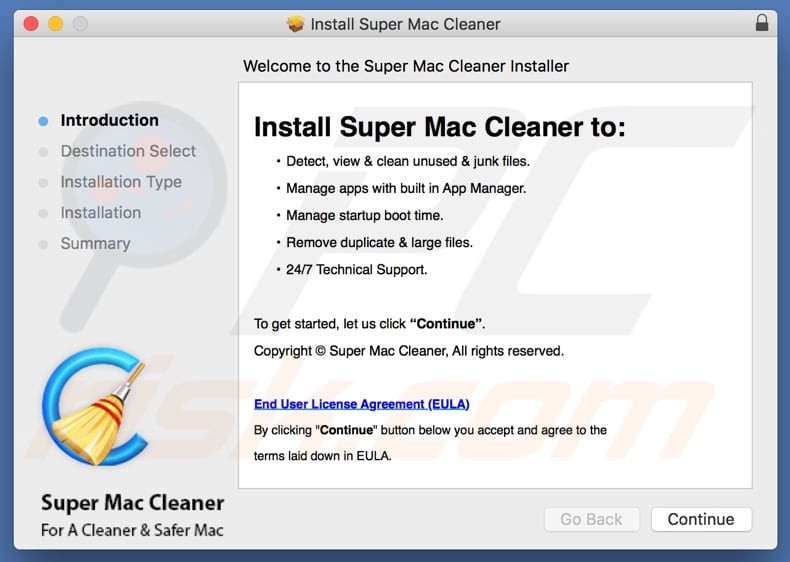 Installateur de super mac cleaner