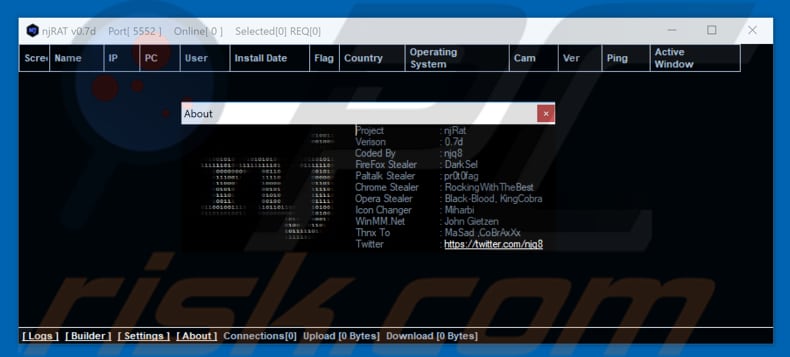 njRat malware