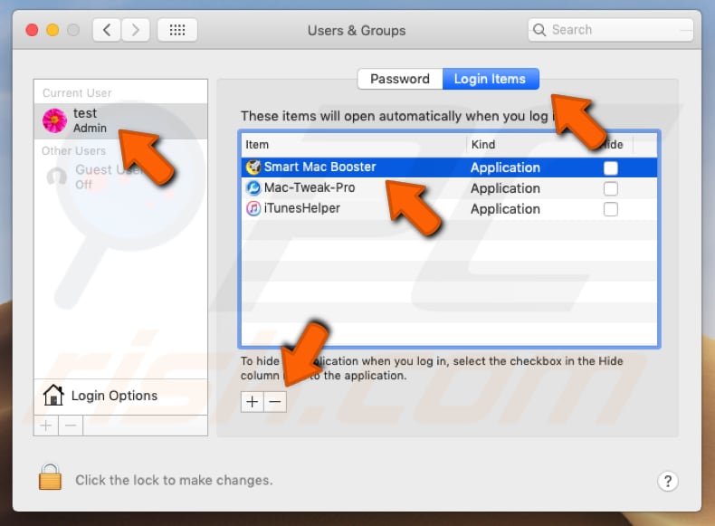 Smart Mac Booster PUA system preferences