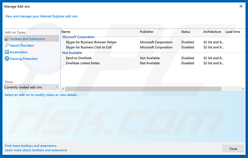 Removing pushmobilenews[.]com ads from Internet Explorer step 2