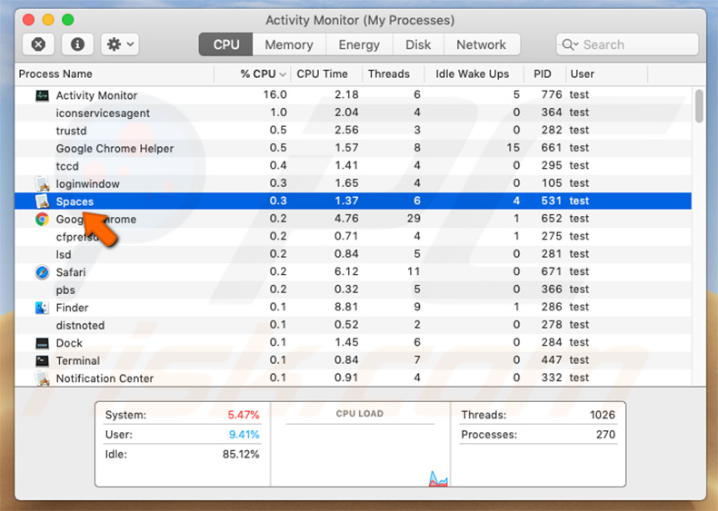 Removing Spaces application step 3