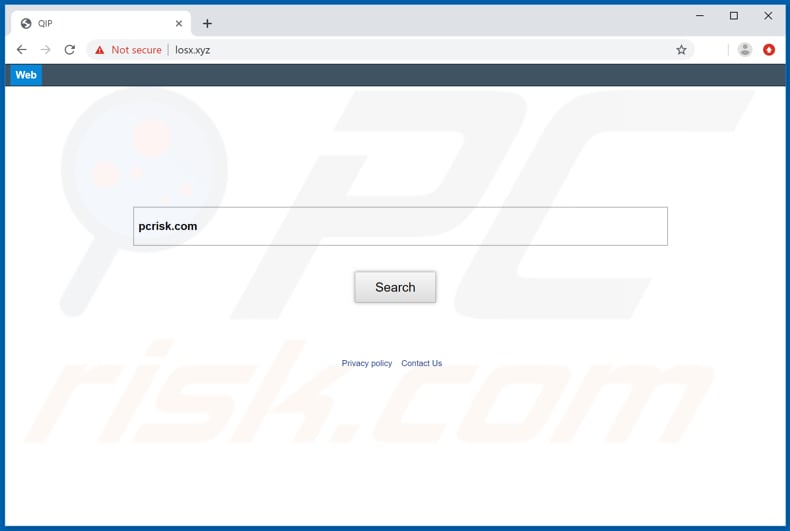 losx.xyz browser hijacker