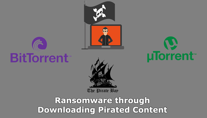 Les rançons par le téléchargement de contenus piratés