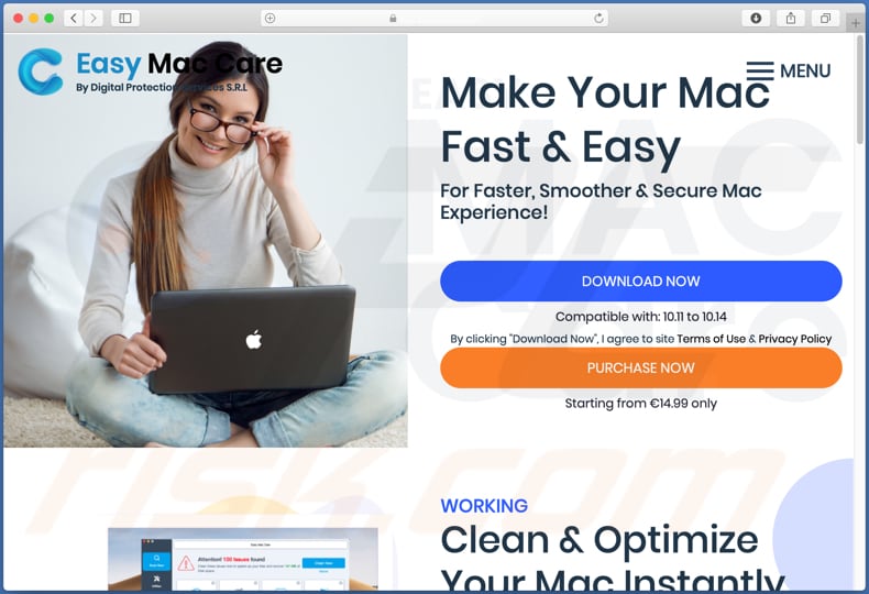 easy mac care download website