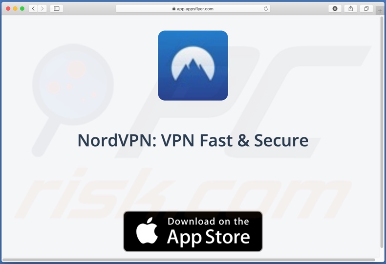 Application promue par arnaque de profil VPN IOS