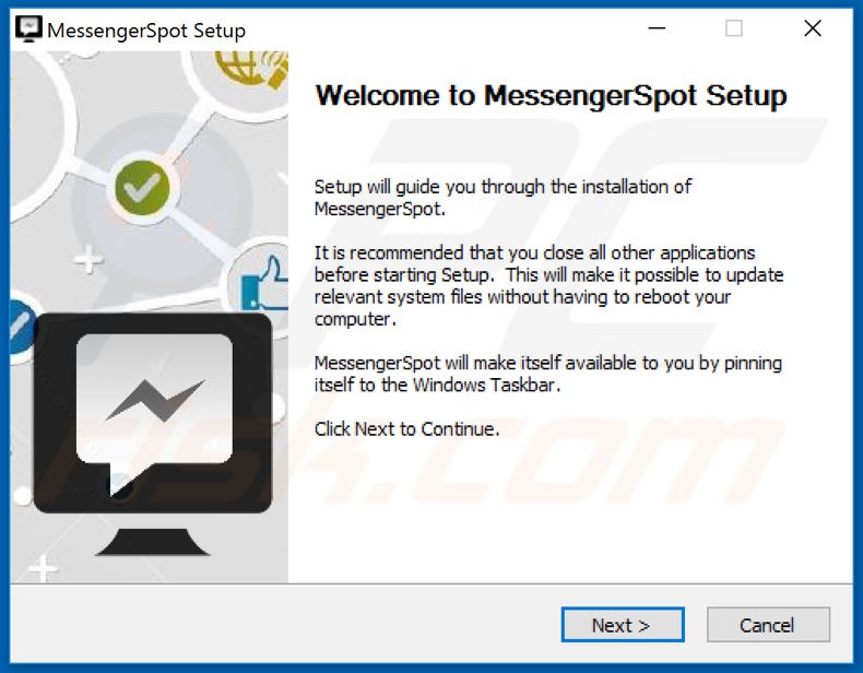 MessengerSpot adware installer