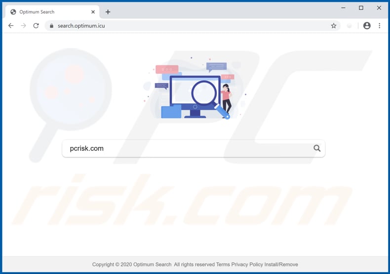 search.optimum.icu browser hijacker