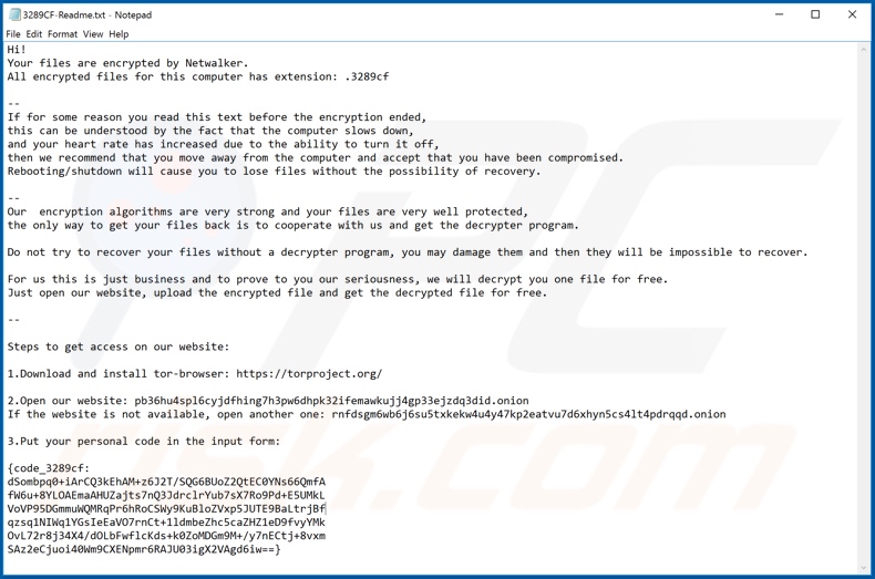 NetWalker decrypt instructions ([random-string]-Readme.txt)