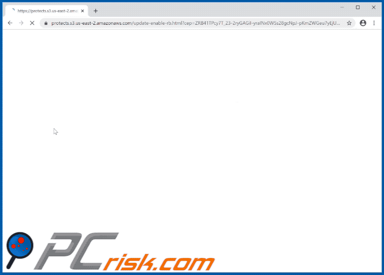 Annonce McAfee diffusée via les notifications du navigateur