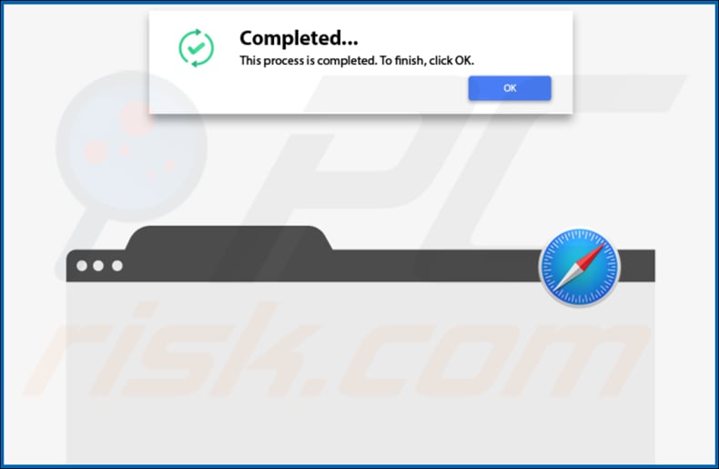 connectedanalog adware pop-up displayed once installation is done