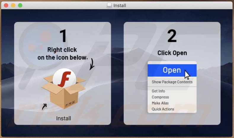 Delusive installer used to promote InitiatorField adware (step 1)
