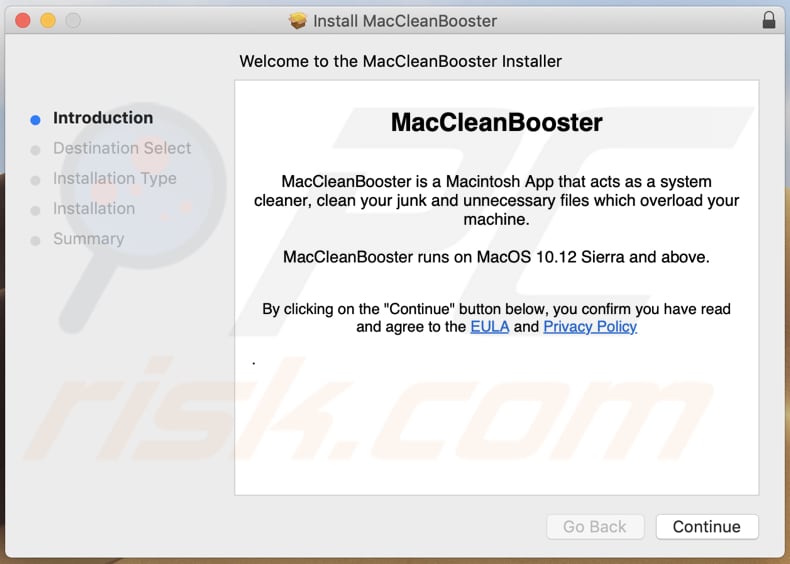 programme d'installation d'applications indésirables maccleanbooster