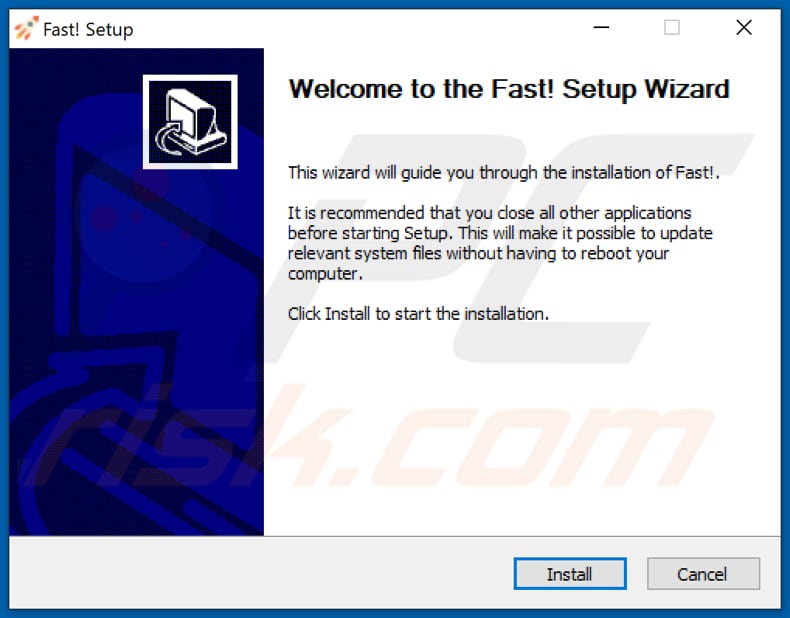 Fast! PUA configuration de l'installation