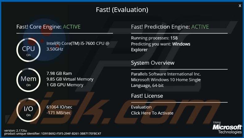 Fast! application non désirée