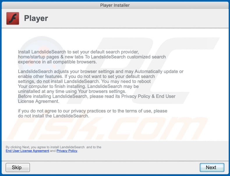 faux installateur utilisé pour distribuer des logiciels publicitaires publicfraction