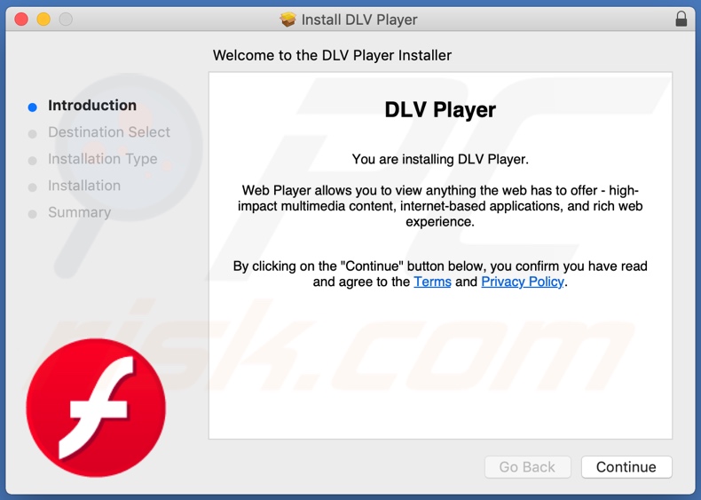 Programme d'installation de DLVPlayer distribuant HelperService