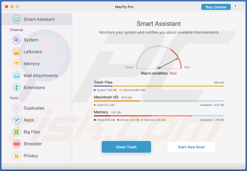 Application indésirable MacFly Pro