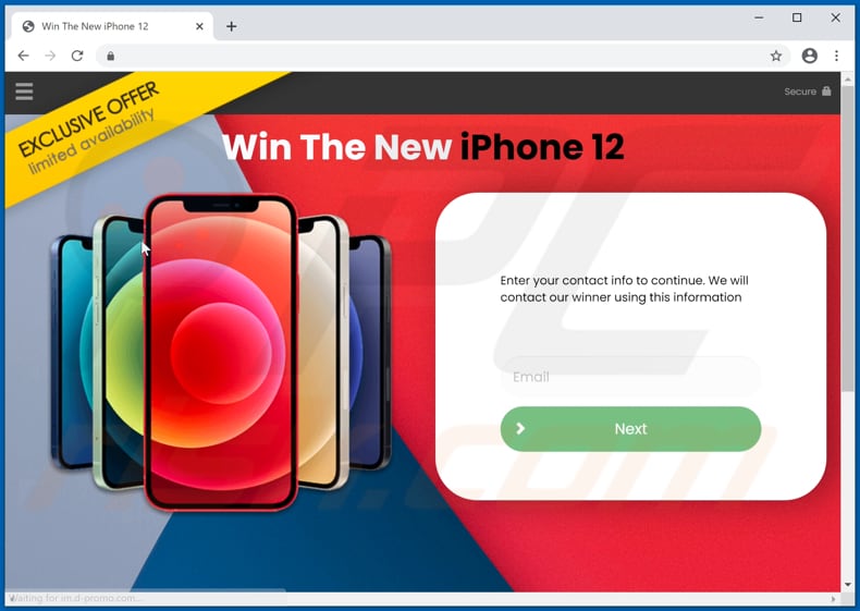 Gagnez l'arnaque du nouvel iPhone 12