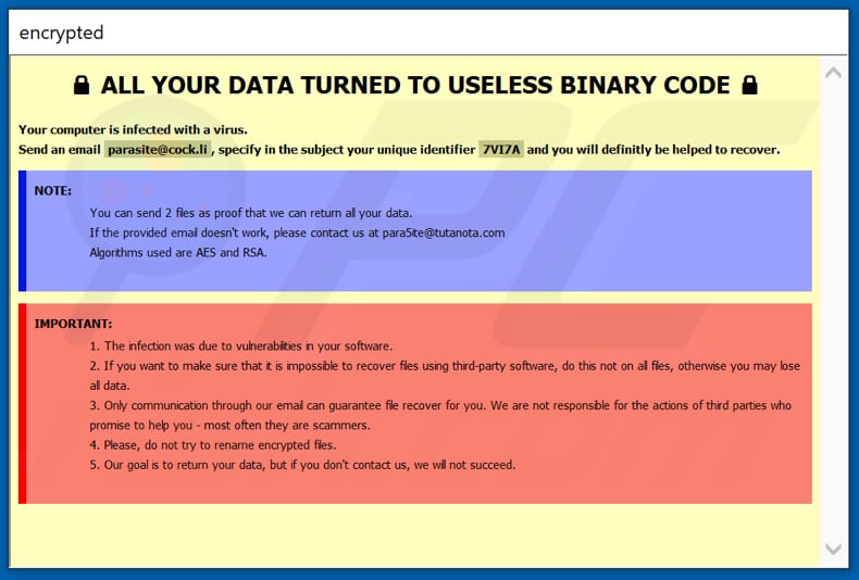 Paras1te decrypt instructions (info.hta)