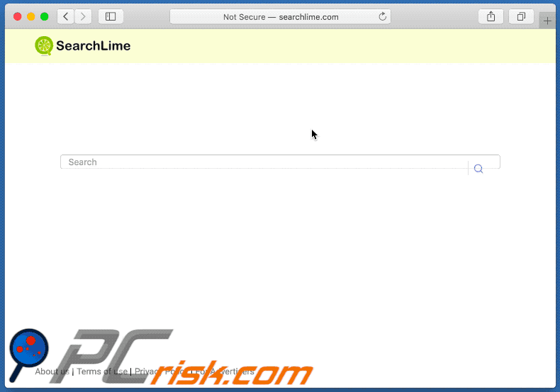 pirate de navigateur search lime searchlime.com affiche de faux résultats de recherche