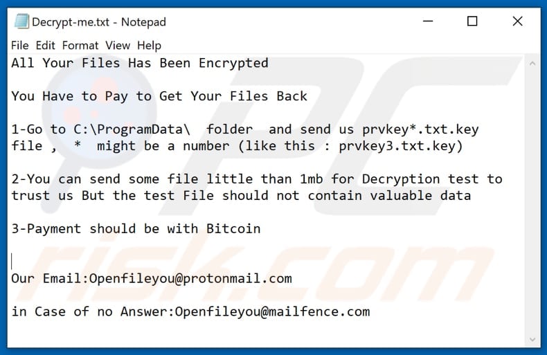 Instructions de déchiffrement de Snoopdogg (Decrypt-me.txt)