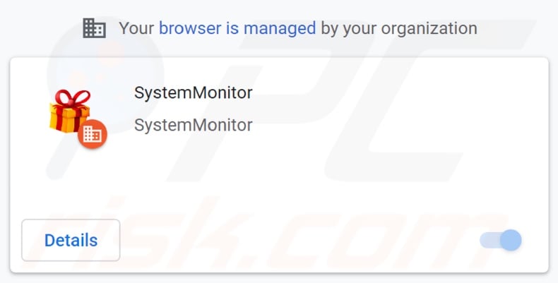 Logiciel publicitaire SystemMonitor