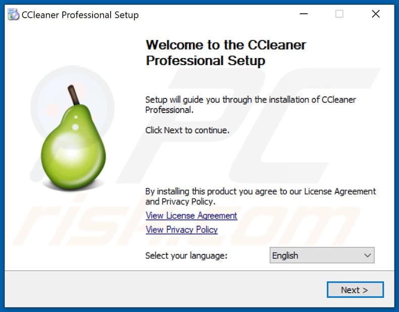 vovalex ransomware faux installateur professionnel ccleaner utilisé pour distribuer vovalex